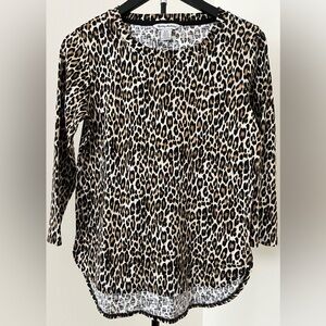 Tommy Bahama Leopard Print Top 🐆 | 100% Cotton Lightweight Blouse